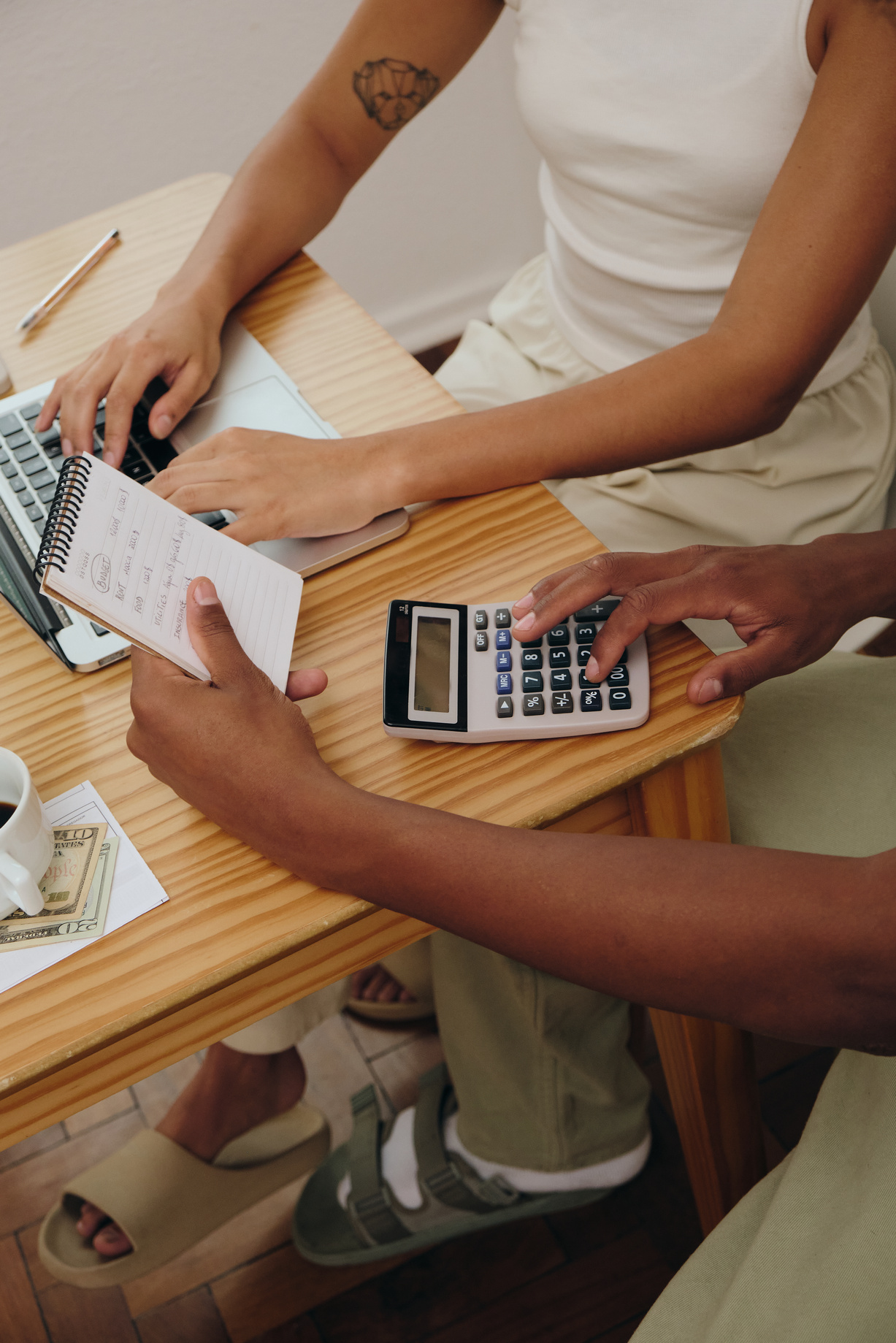 Couple Managing Finances Together